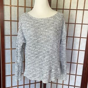 Madewell Wide Neck Marled Sweater